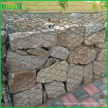 Cestas decorativas decorativas del gabion del acoplamiento de alambre del precio de fábrica con alta calidad